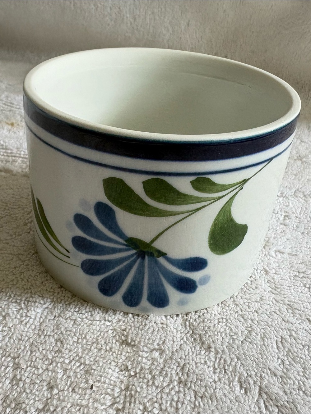 Dansk “Sage Song” Pattern Vintage Sugar Bowl No Lid